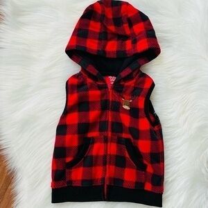 3/$15 Carter’s Baby Hooded Vest Size 12 months